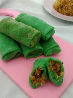 Foto resep Dadar gulung isi kelapa