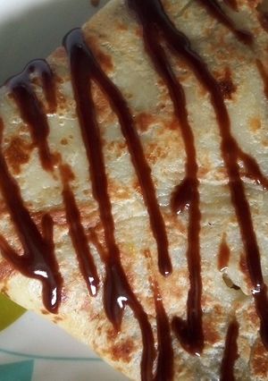 صورة لوصفة ليكريب رقاق وبنان مثل المحلات 😋