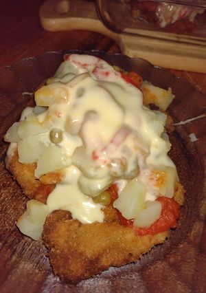 Una foto de Súper milanesas a la napolitana !!!!