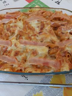 Φωτογραφία της συνταγής Πένες ογκρατέν 🍅🌽🌶🍄