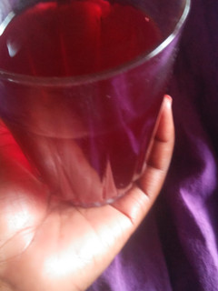 A picture of Beet root juice.