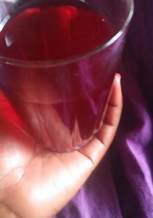 A picture of Beet root juice.