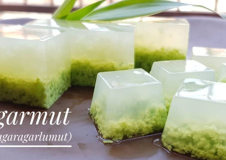 Langkah Mudah untuk Menyajikan Agar agar lumut(garmut) Mudah