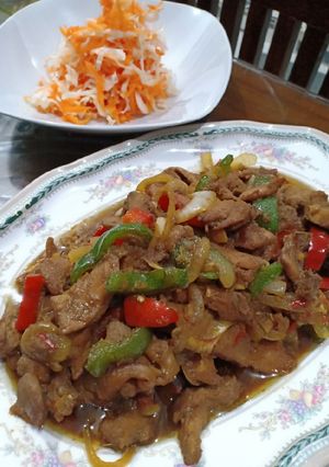 Foto resep Ayam Teriyaki plus Salad