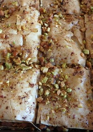 Pisztáciás baklava recept fotója