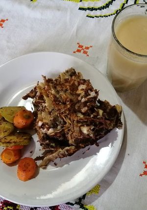 Una foto de Pastel de tortilla