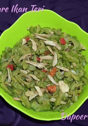 Foto resep Tumis pare ikan teri