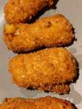 My homemade ham and cheese croquettes