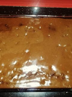 صورة لوصفة بسبوسه بشوكولاتة لقهوة العصر