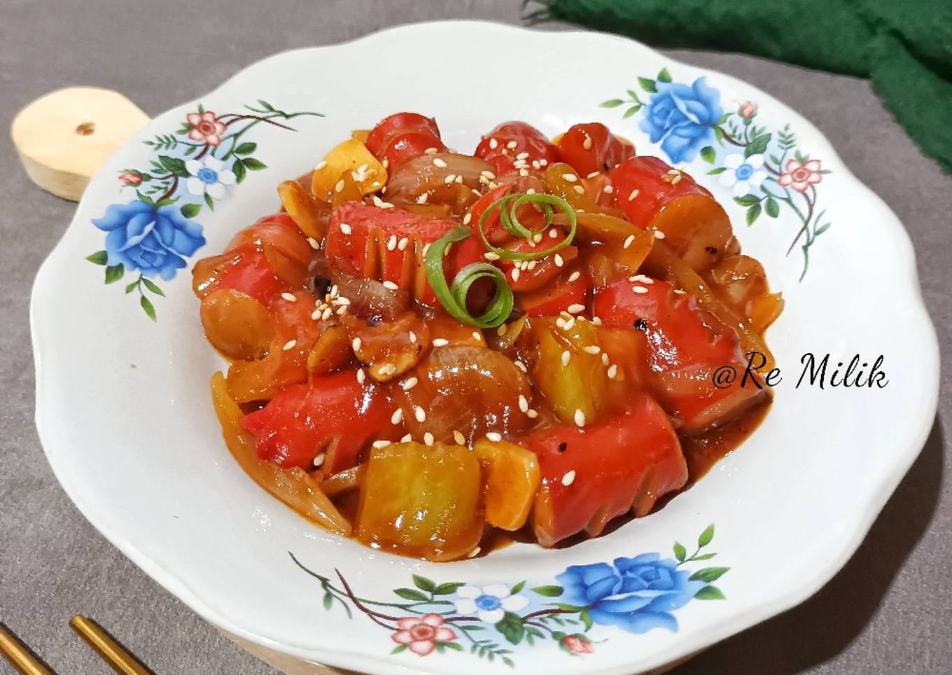 249. Sausage Stir Fry Korea