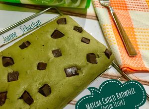 Foto resep Matcha Choco Brownie (Putih Telur)