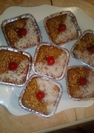 صورة لوصفة بسبوسة رائعة