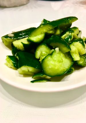 清爽開胃涼拌小黃瓜～ 的食譜成品照片