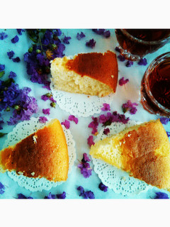 عکسی از دستور کیک شیر داغ🍰