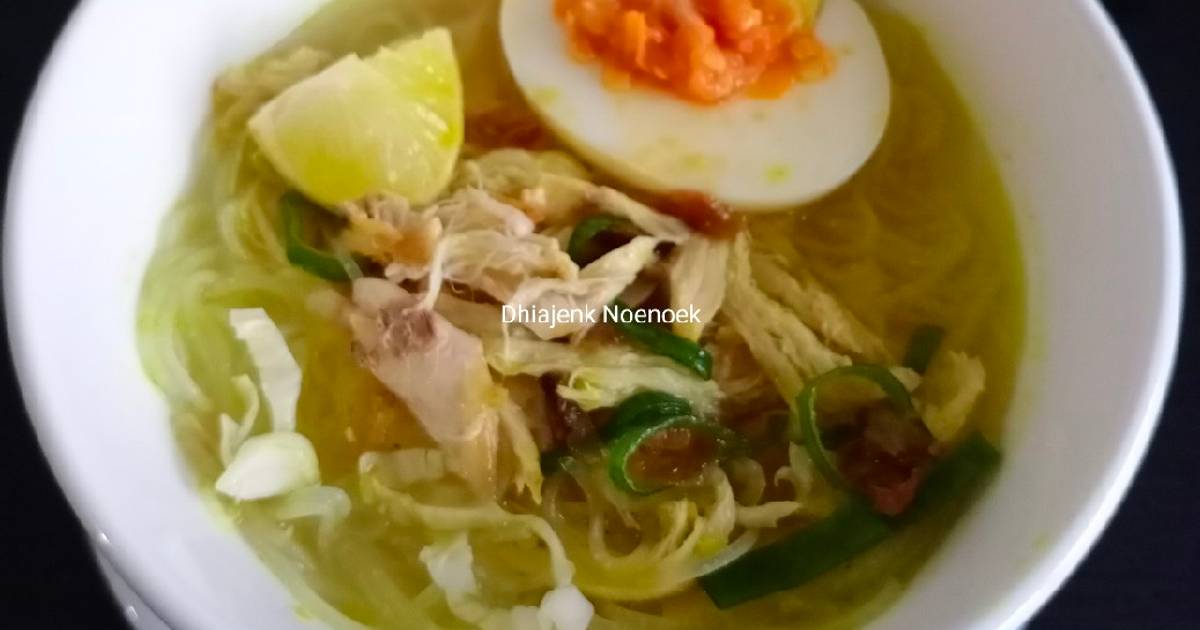 Resep Soto Ayam Kampung Kuah Bening Oleh Dhiajenk Noenoek - Cookpad