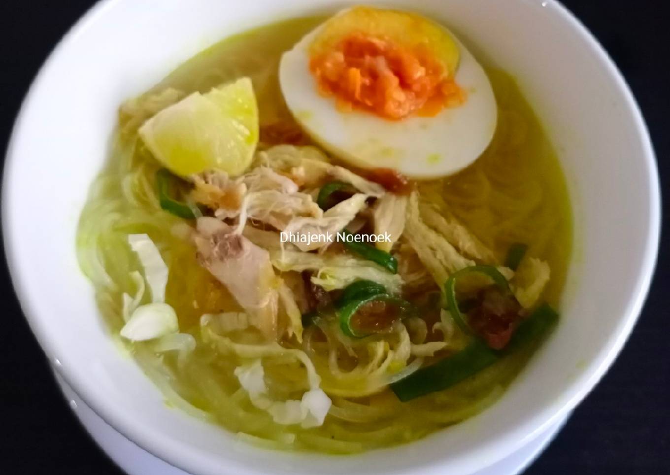 Soto ayam kampung kuah bening