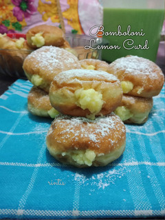 Foto resep Donat Kentang Bomboloni 🍩 vla lemon 🍋