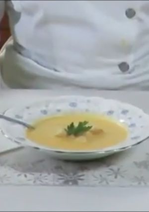 Una foto de Crema de zanahoria