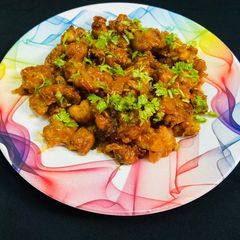 A picture of Gobhi Manchurian.