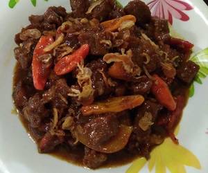 Resep mudah Sate Sapi Goreng Praktis Enak