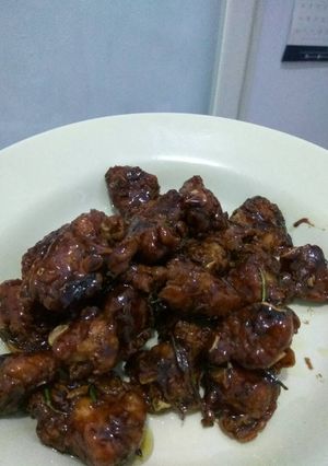 Foto resep Ayam goreng madu (chicken butter honey)