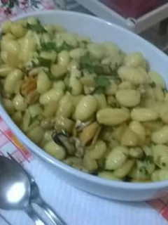 Foto di Gnocchi con zucchine e cozze