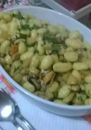 Foto di Gnocchi con zucchine e cozze