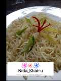 Bakmie kering simpel