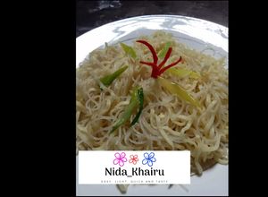 Foto resep Bakmie kering simpel