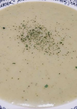 Una foto de Crema de calabacín