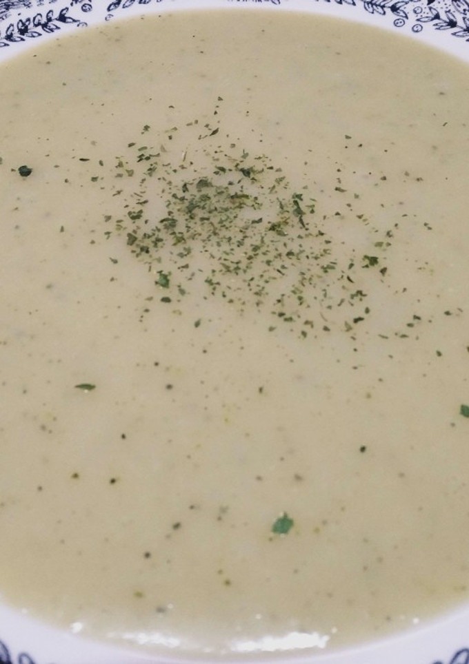 Una foto de Crema de calabacín