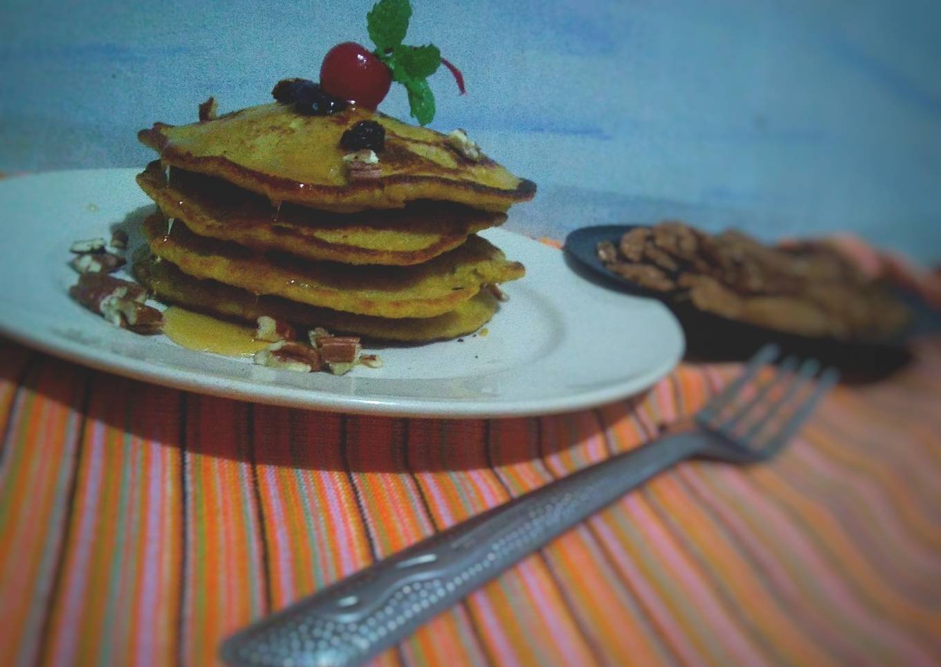 Hot cakes de avena 🥞