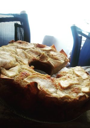 Una foto de Bizcochuelo Húmedo de manzana