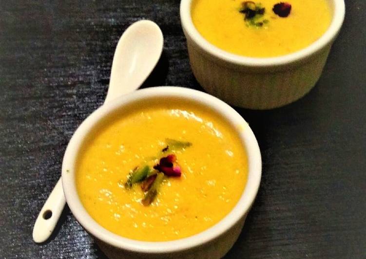 Easiest Way to Make Quick Mango Phirni