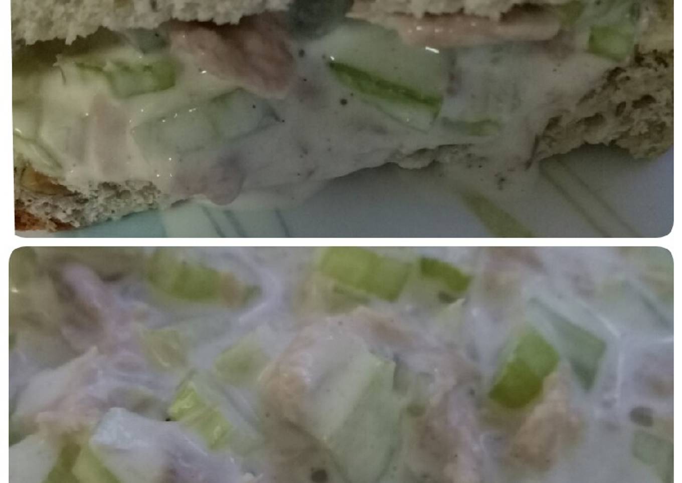 Tuna mayones, celery salad