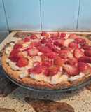 Tarta de frutillas con crema de limón