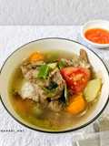 Sup Iga Kuah Bening Segar
