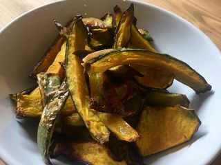 Salted Pumpkin Skin Chips