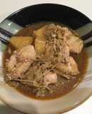 Filete pechuga de Pollo con Piña y Brotes de Soya