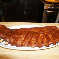 A picture of ST. LOUIS STYLE BAKED PORK SPARERIBS.