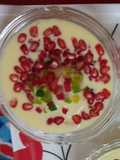 Custard With Fruits stuffed Bread Balls