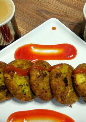A picture of Broccoli  cutlet.