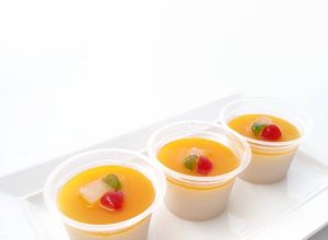 Foto resep Puding susu sirup jeruk