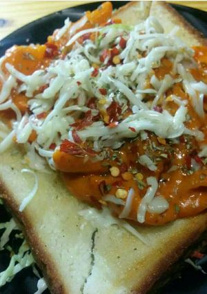 A picture of Breasta pizza.