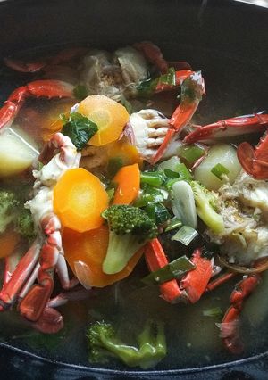 Foto resep Sop kepiting sehat