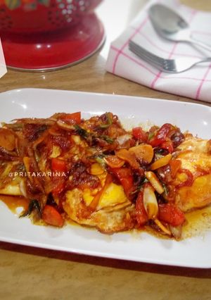 Foto resep Telur Ceplok Saus Tiram