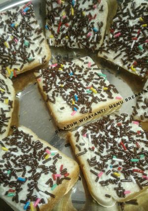 Foto resep Roti tawar keju tabur meses