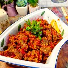 A picture of Sambal Daging.