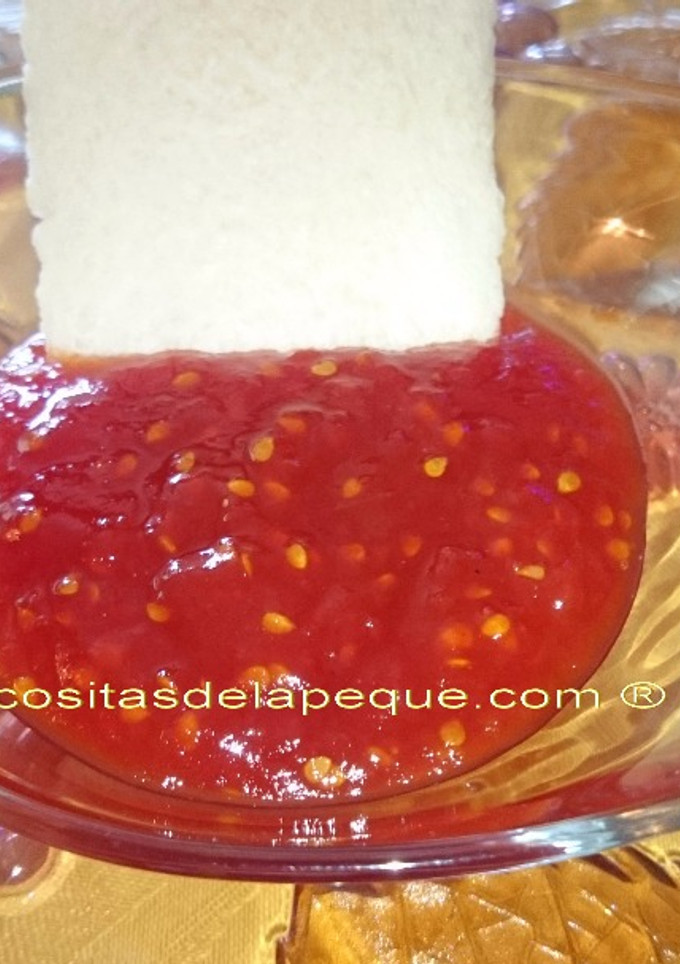 Una foto de Mermelada de tomate casera con thermomix