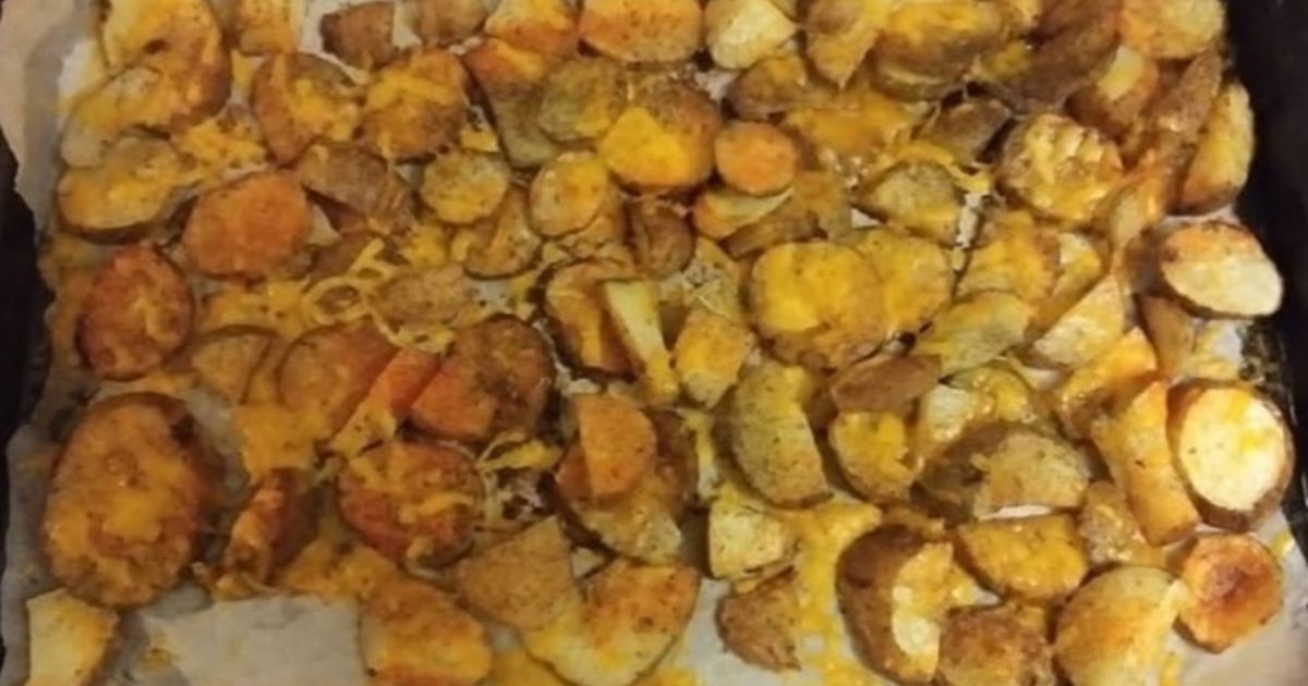 Baked Cheesy Potato Shapes Recipe By Emily B.